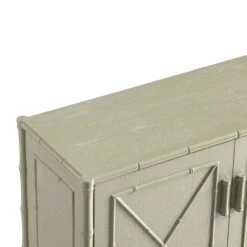 Elstowe Faux Bamboo Small Sideboard, Sage Green -Daals Store XXSB 064 GREEN detail1