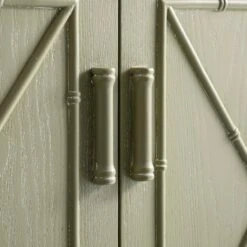 Elstowe Faux Bamboo Small Sideboard, Sage Green -Daals Store XXSB 064 GREEN detail3