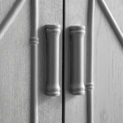 Elstowe Faux Bamboo Small Sideboard, Warm Grey 19 Elstowe Faux Bamboo Small Sideboard, Warm Grey -Daals Store XXSB 064 GREY detail3