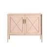 Elstowe Faux Bamboo Small Sideboard, Nude Pink 22 Elstowe Faux Bamboo Small Sideboard, Nude Pink -Daals Store XXSB 064 NUDE WB1