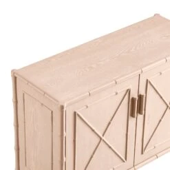 Elstowe Faux Bamboo Small Sideboard, Nude Pink 17 Elstowe Faux Bamboo Small Sideboard, Nude Pink -Daals Store XXSB 064 NUDE detail2