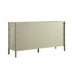 Elstowe Faux Bamboo Large Sideboard, Sage Green -Daals Store XXSB 065 GREEN WB6