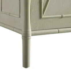 Elstowe Faux Bamboo Large Sideboard, Sage Green -Daals Store XXSB 065 GREEN detail3