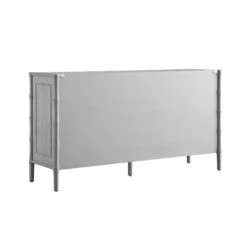 Elstowe Faux Bamboo Large Sideboard, Warm Grey -Daals Store XXSB 065 GREY WB6