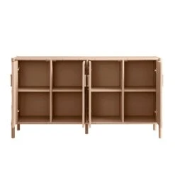 Elstowe Faux Bamboo Large Sideboard, Nude Pink -Daals Store XXSB 065 NUDE WB4