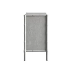 Elstowe Faux Bamboo 1-Door 3-Drawer Sideboard, Warm Grey 14 Elstowe Faux Bamboo 1-Door 3-Drawer Sideboard, Warm Grey -Daals Store XXSB 066 GREY WB4