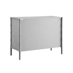 Elstowe Faux Bamboo 1-Door 3-Drawer Sideboard, Warm Grey 15 Elstowe Faux Bamboo 1-Door 3-Drawer Sideboard, Warm Grey -Daals Store XXSB 066 GREY WB5