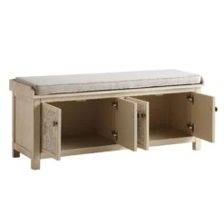 Chantilly Whitewashed Carved Storage Bench 19 Chantilly Whitewashed Carved Storage Bench -Daals Store XXST 016 WHITEWASH WB3