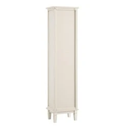 Chantilly Whitewashed Carved Bathroom Tallboy Cabinet 29 Chantilly Whitewashed Carved Bathroom Tallboy Cabinet -Daals Store XXTALL 058 WHITEWASH WB6