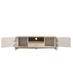 Maude TV Unit, Natural Ash With Raffia -Daals Store XXTV 048 NAT RAF WB3