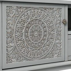 Chantilly Mid Grey Corner TV Unit -Daals Store XXTV 053 GREY detail1