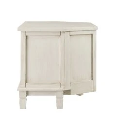 Chantilly Whitewashed Corner TV Unit with Floral Carved Detail 28 Chantilly Whitewashed Corner TV Unit with Floral Carved Detail -Daals Store XXTV 053 WHITEWASH WB5
