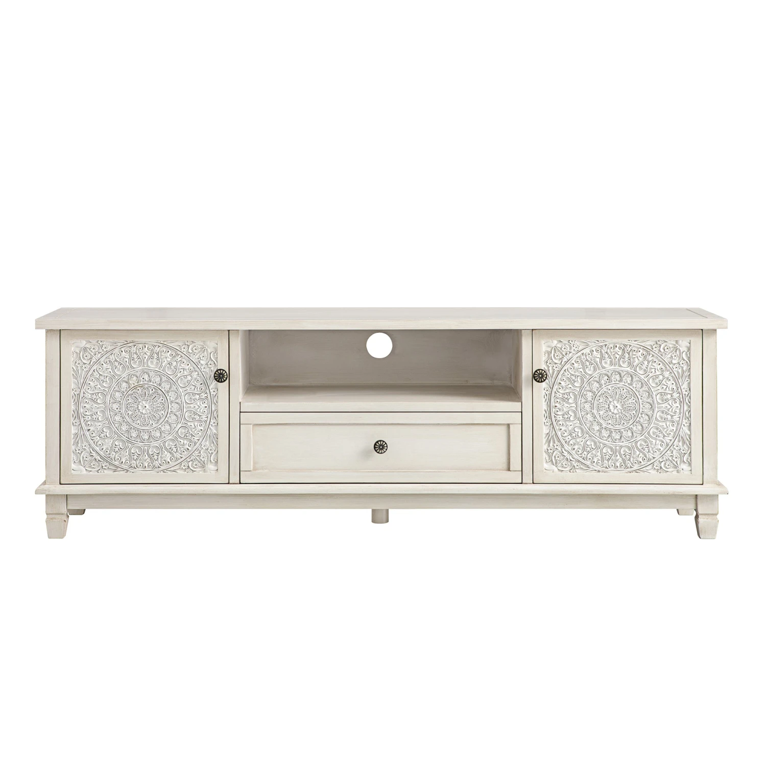 Chantilly Whitewashed 150cm Wide TV Unit 7 Chantilly Whitewashed 150cm Wide TV Unit - Image 7