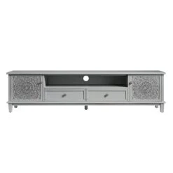Chantilly Mid Grey 200cm Wide TV Unit
