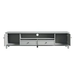 Chantilly Mid Grey 200cm Wide TV Unit -Daals Store XXTV 055 GREY WB4