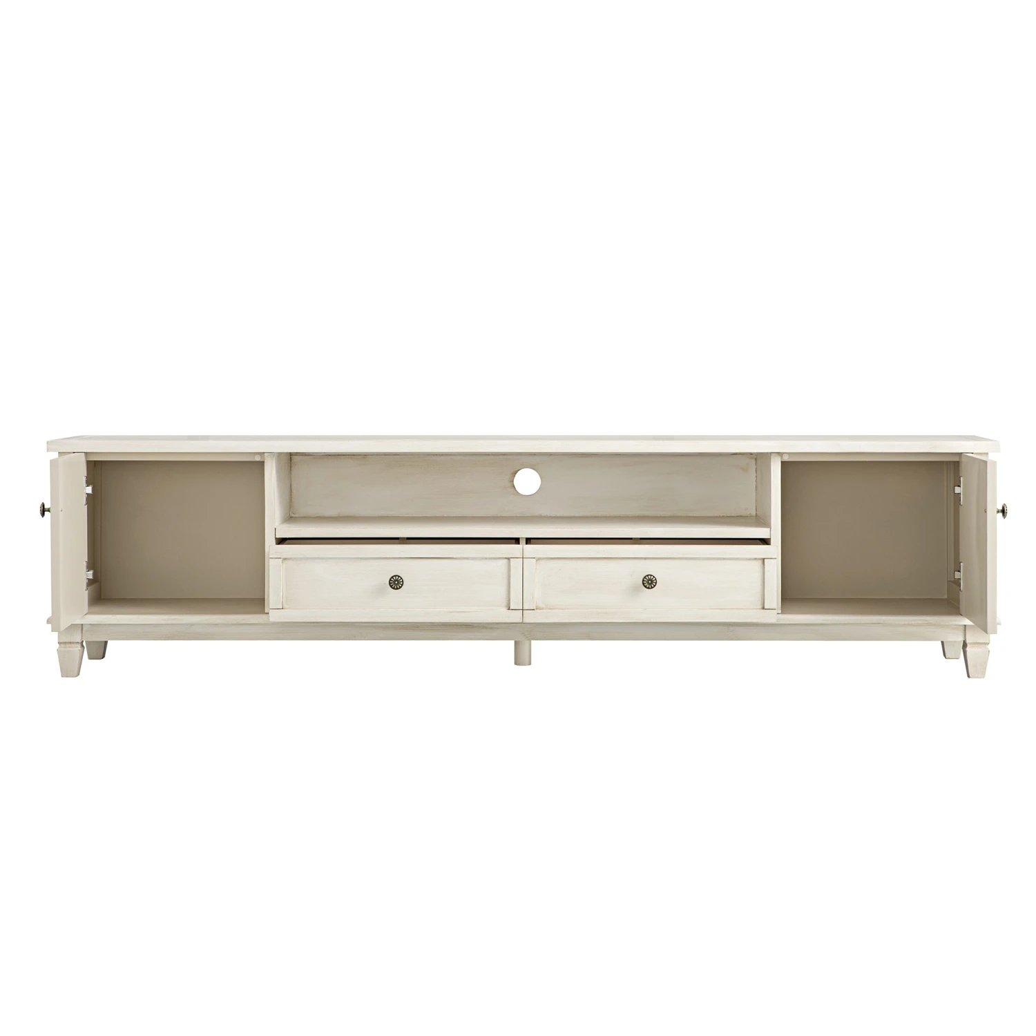 Chantilly Whitewashed 200cm Wide TV Unit 11 Chantilly Whitewashed 200cm Wide TV Unit - Image 11