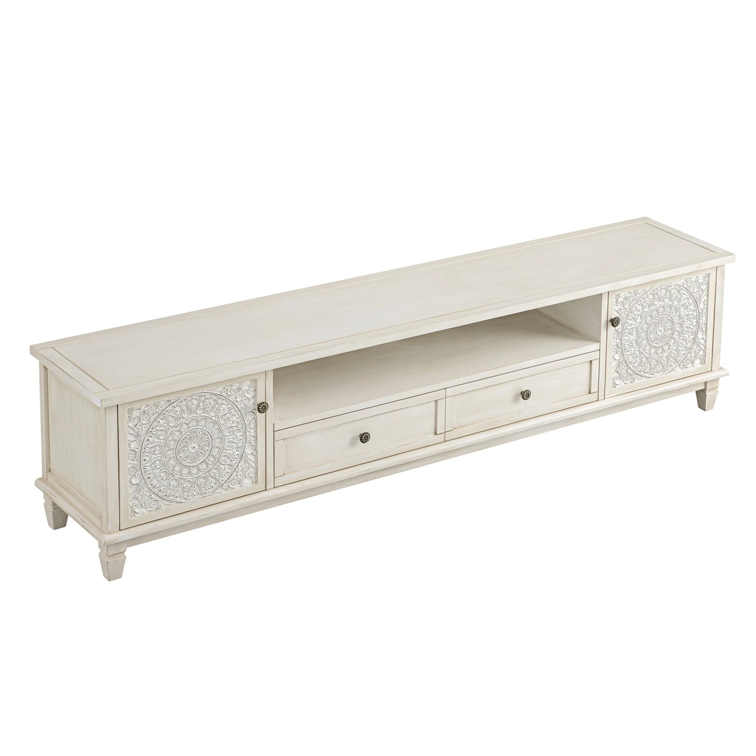 Chantilly Whitewashed 200cm Wide TV Unit 13 Chantilly Whitewashed 200cm Wide TV Unit - Image 13