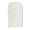 Maude Double Wardrobe, Washed White Ash With Raffia -Daals Store XXWARD 040 WHITE RAF WB1