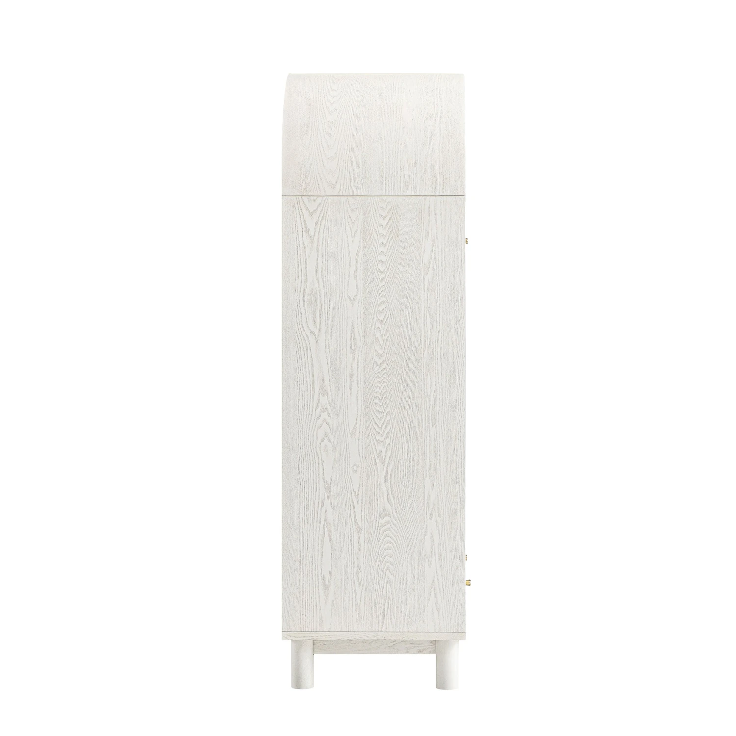Maude Double Wardrobe, Washed White Ash With Raffia 6 Maude Double Wardrobe, Washed White Ash With Raffia - Image 6