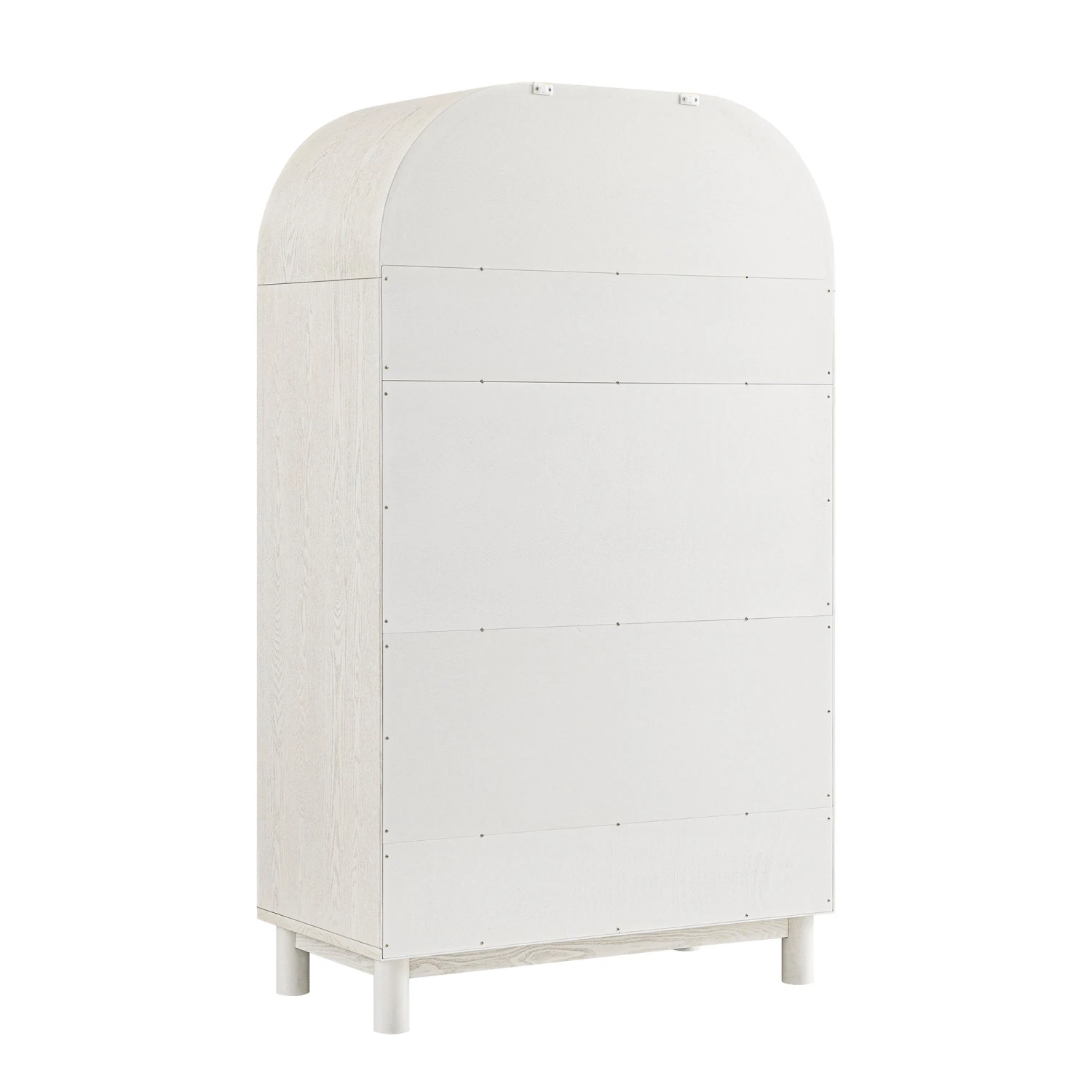 Maude Double Wardrobe, Washed White Ash With Raffia 7 Maude Double Wardrobe, Washed White Ash With Raffia - Image 7