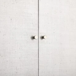 Maude Double Wardrobe, Washed White Ash With Raffia 19 Maude Double Wardrobe, Washed White Ash With Raffia -Daals Store XXWARD 040 WHITE RAF detail3