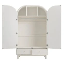 Maude Double Wardrobe, Washed White Ash -Daals Store XXWARD 041 WHITE WHITE WB4