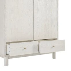 Maude Double Wardrobe, Washed White Ash -Daals Store XXWARD 041 WHITE WHITE detail2