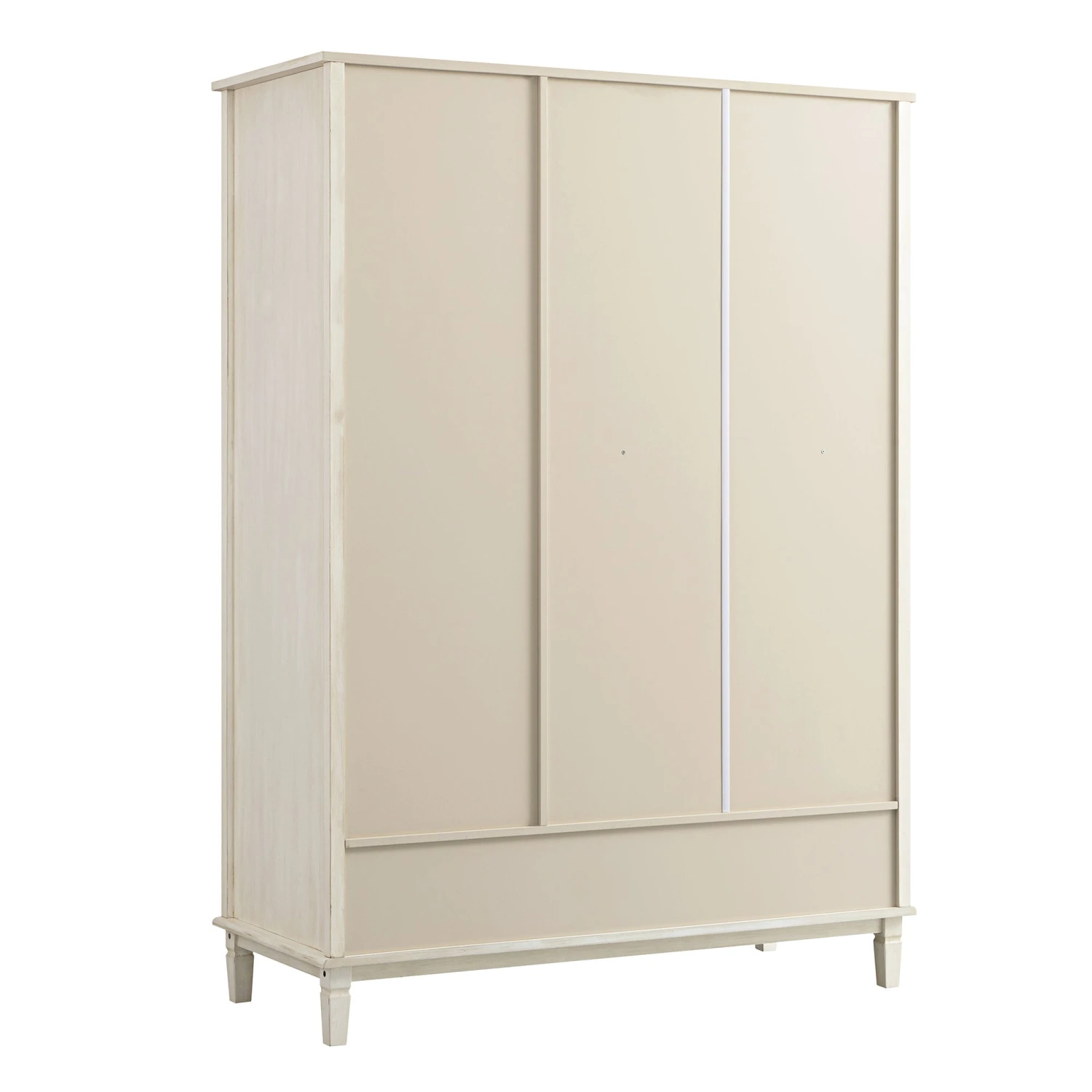 Chantilly Whitewashed Carved Triple Wardrobe 13 Chantilly Whitewashed Carved Triple Wardrobe - Image 13