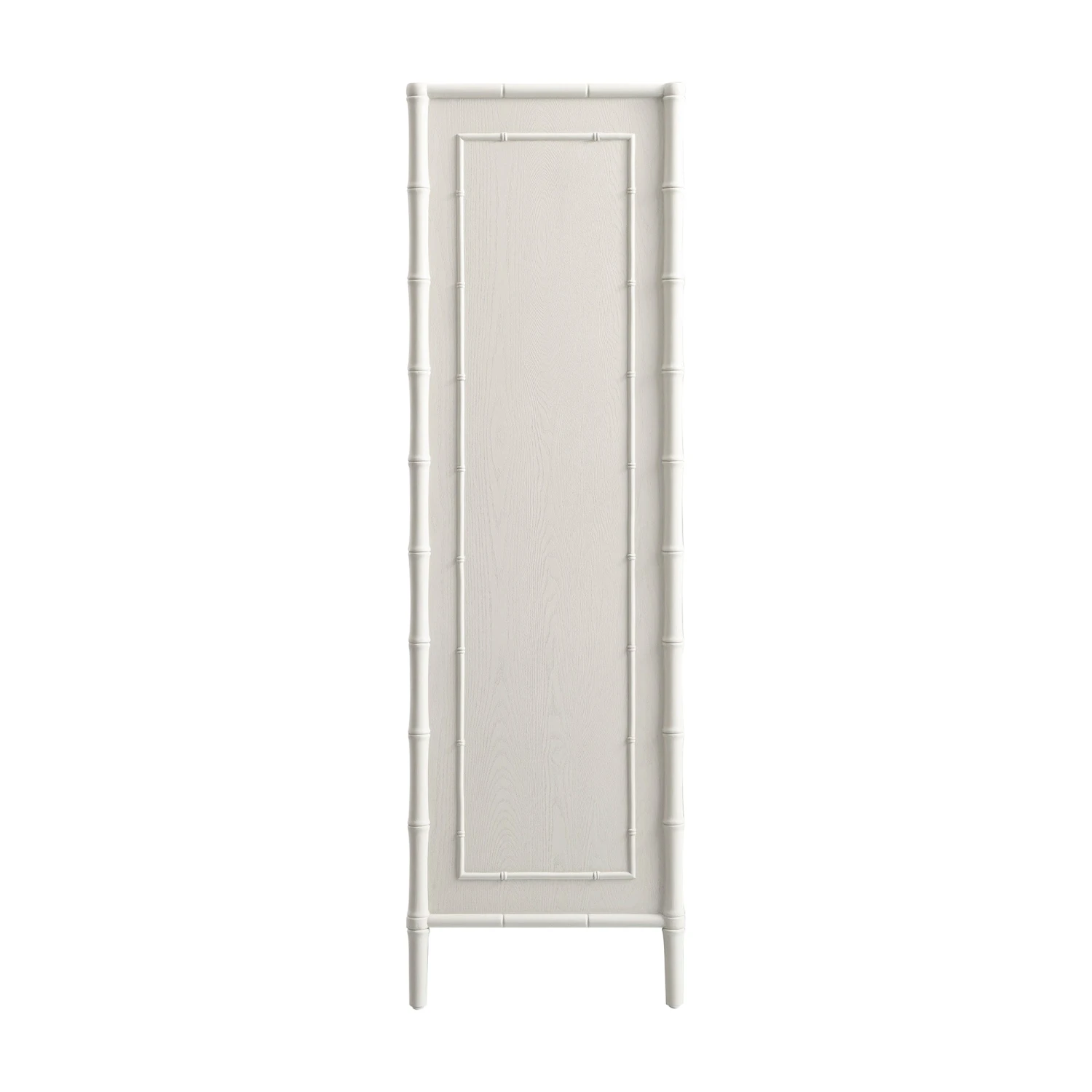 Elstowe Faux Bamboo Double Wardrobe, Shaded White 13 Elstowe Faux Bamboo Double Wardrobe, Shaded White - Image 13