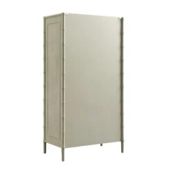 Elstowe Faux Bamboo Double Wardrobe, Sage Green -Daals Store XXWARD 068 GREEN WB6