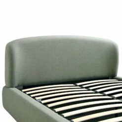 Constance Winged Headboard Ottoman Storage Bed, Olive Linen -Daals Store ZD 2182 OLIVE LIN detail1