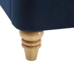 Leamington Deep-Buttoned Upholstered Bed, Midnight Blue Velvet 28 Leamington Deep-Buttoned Upholstered Bed, Midnight Blue Velvet -Daals Store ZX 1063 NAVY VEL detail5