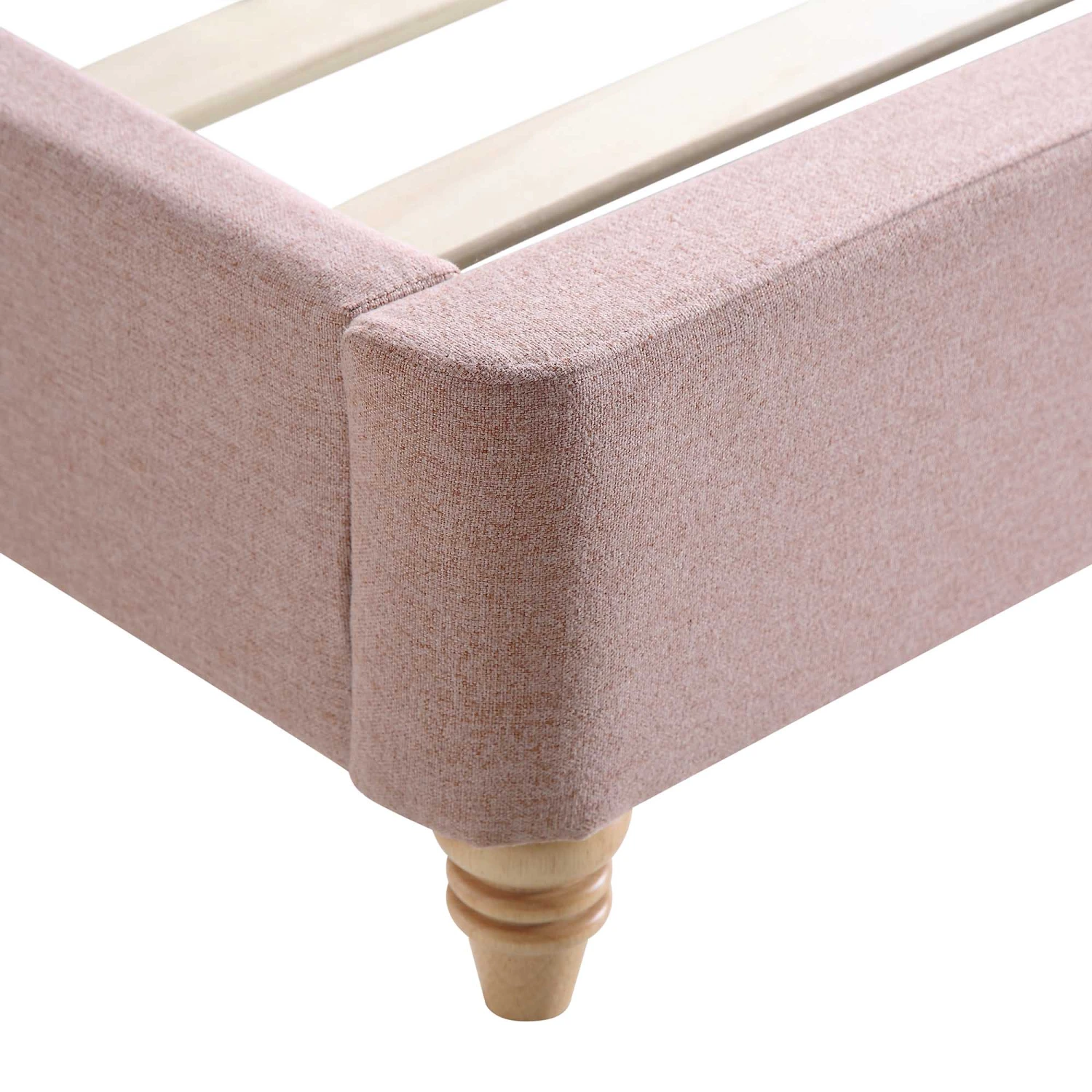 Leamington Deep-Buttoned Upholstered Bed, Rosewater Pink Fabric 13 Leamington Deep-Buttoned Upholstered Bed, Rosewater Pink Fabric - Image 13