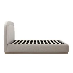Luella Upholstered Wooden Plinth Base Storage Bed, Sand Fabric 30 Luella Upholstered Wooden Plinth Base Storage Bed, Sand Fabric -Daals Store ZX 1151 SAND FAB WB4