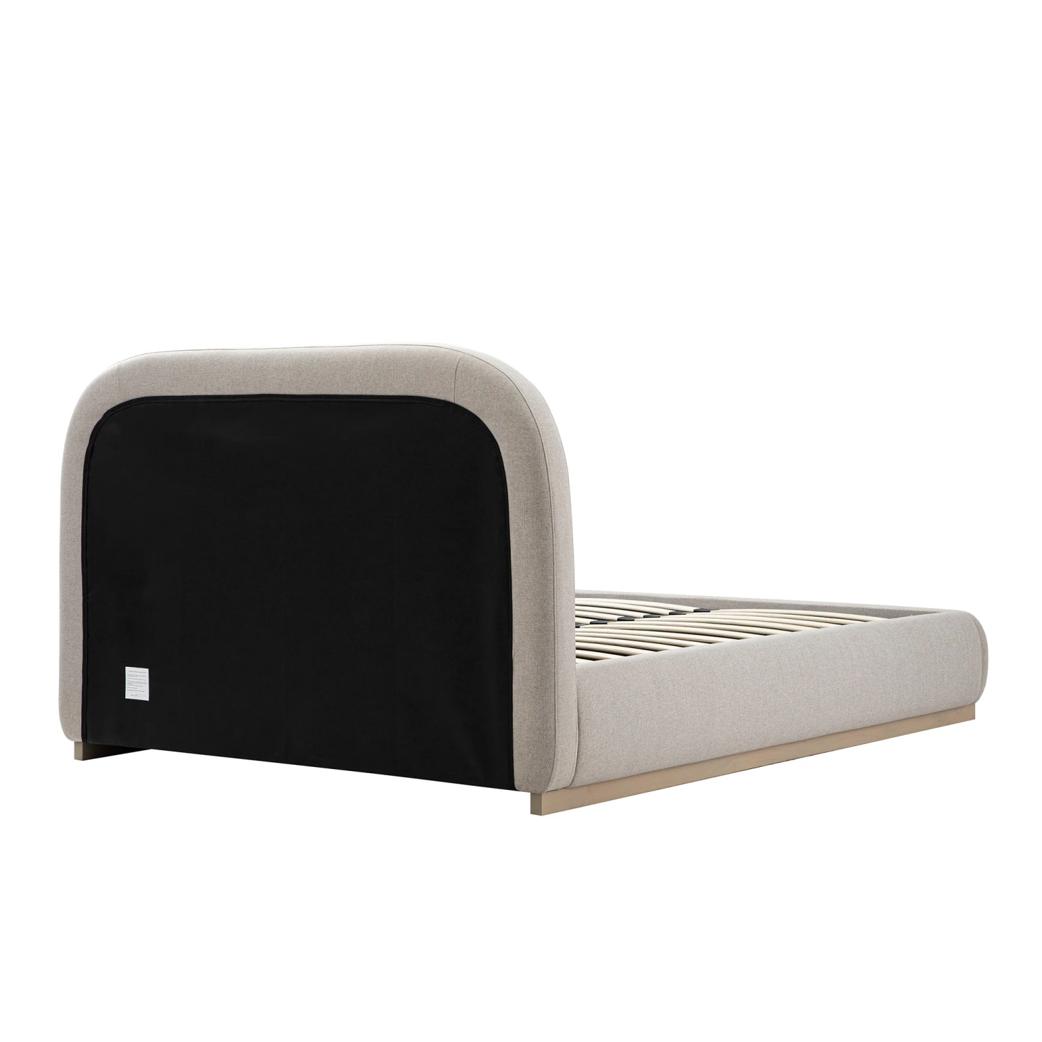 Luella Upholstered Wooden Plinth Base Storage Bed, Sand Fabric 13 Luella Upholstered Wooden Plinth Base Storage Bed, Sand Fabric - Image 13