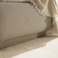 Luella Upholstered Wooden Plinth Base Storage Bed, Sand Fabric 25 Luella Upholstered Wooden Plinth Base Storage Bed, Sand Fabric -Daals Store ZX 1151 SAND FAB scene6