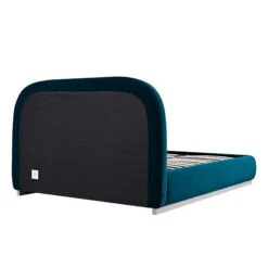 Luella Upholstered Wooden Plinth Base Storage Bed, Teal Velvet -Daals Store ZX 1151 TEAL VEL WB6