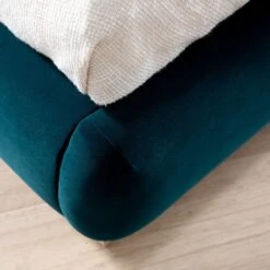 Luella Upholstered Wooden Plinth Base Storage Bed, Teal Velvet -Daals Store ZX 1151 TEAL VEL scene6