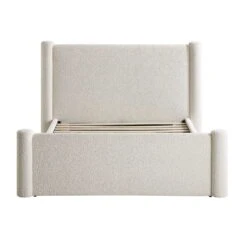 Galerie Beige Boucle Pillar Upholstered Bed 16 Galerie Beige Boucle Pillar Upholstered Bed -Daals Store ZX 2180 BEIGE BOUCLE WB1