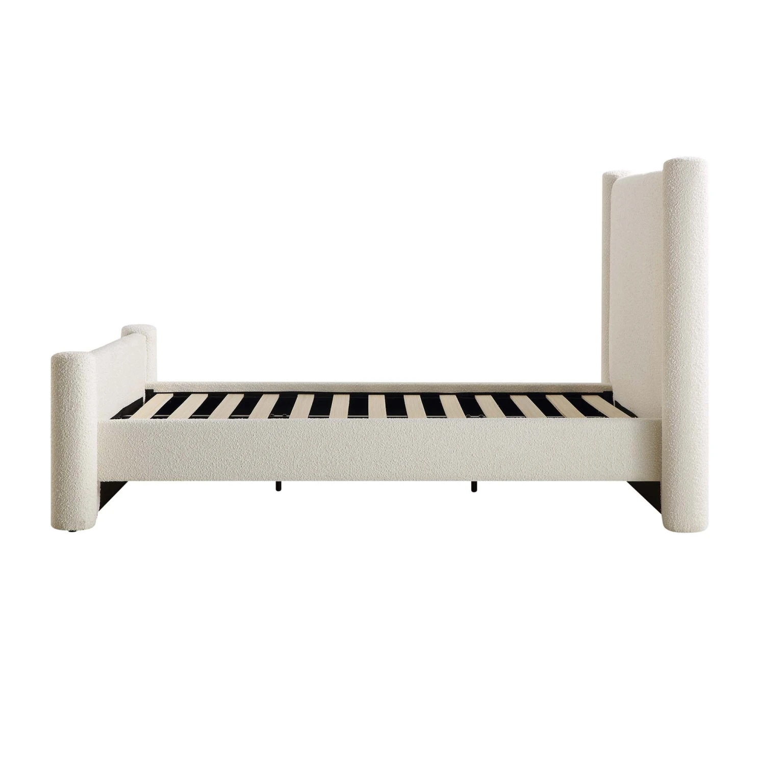 Galerie Beige Boucle Pillar Upholstered Bed 8 Galerie Beige Boucle Pillar Upholstered Bed - Image 8