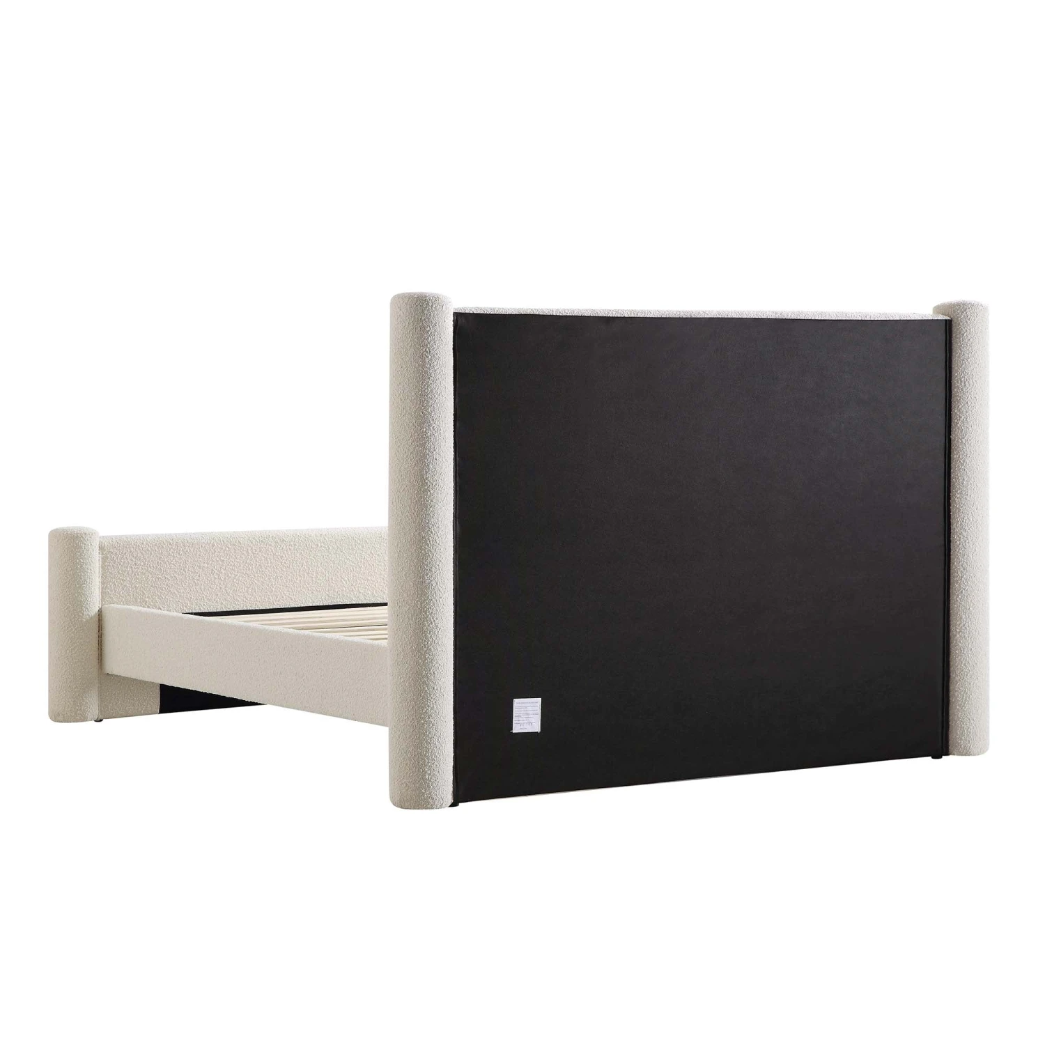 Galerie Beige Boucle Pillar Upholstered Bed 9 Galerie Beige Boucle Pillar Upholstered Bed - Image 9