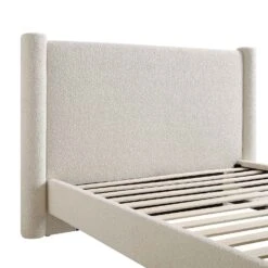 Galerie Beige Boucle Pillar Upholstered Bed 22 Galerie Beige Boucle Pillar Upholstered Bed -Daals Store ZX 2180 BEIGE BOUCLE detail1