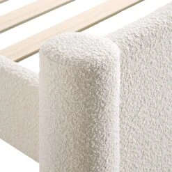 Galerie Beige Boucle Pillar Upholstered Bed 25 Galerie Beige Boucle Pillar Upholstered Bed -Daals Store ZX 2180 BEIGE BOUCLE detail4