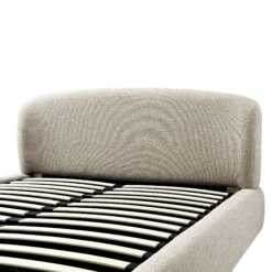 Constance Winged Headboard Ottoman Storage Bed, Light Taupe Boucle 28 Constance Winged Headboard Ottoman Storage Bed, Light Taupe Boucle -Daals Store ZX 2182 TAUPE BOU detail1