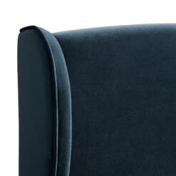 Kimberly Winged Upholstered Storage Bed, Aegean Blue Velvet 33 Kimberly Winged Upholstered Storage Bed, Aegean Blue Velvet -Daals Store ZX 2208 AEGEAN VEL detail2