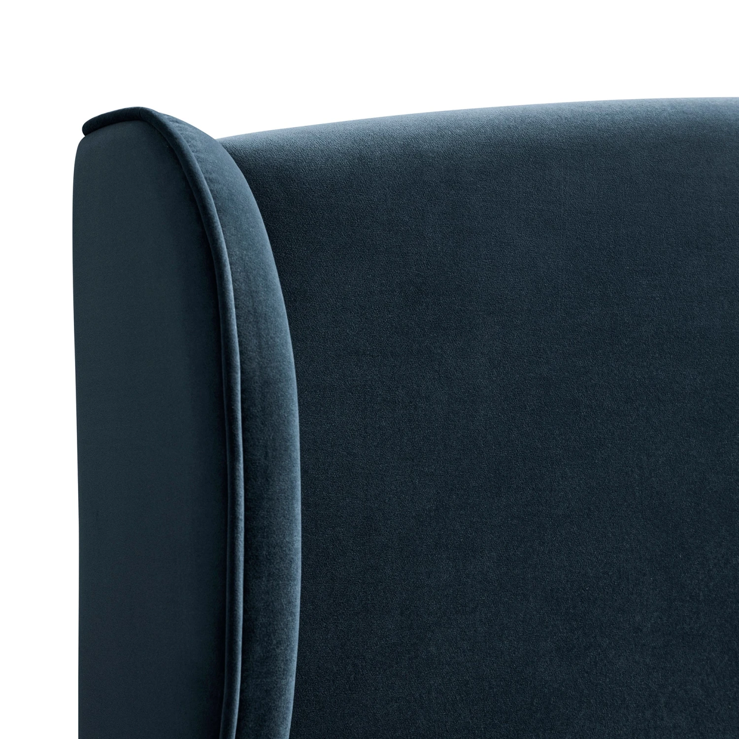 Kimberly Winged Upholstered Storage Bed, Aegean Blue Velvet 16 Kimberly Winged Upholstered Storage Bed, Aegean Blue Velvet - Image 16