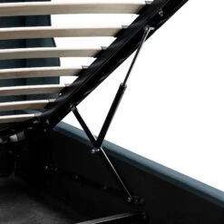 Kimberly Winged Upholstered Storage Bed, Aegean Blue Velvet 34 Kimberly Winged Upholstered Storage Bed, Aegean Blue Velvet -Daals Store ZX 2208 AEGEAN VEL detail3