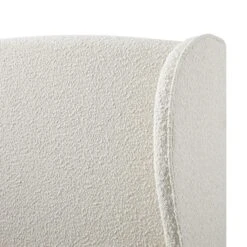 Kimberly Winged Upholstered Storage Bed, Ecru Boucle 32 Kimberly Winged Upholstered Storage Bed, Ecru Boucle -Daals Store ZX 2208 ECRU BOU detail2