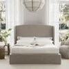 Kimberly Winged Upholstered Storage Bed, Sand Fabric -Daals Store ZX 2208 SAND FAB main