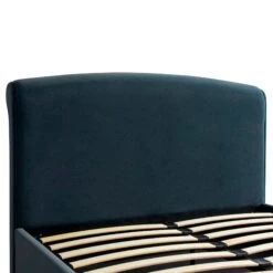 Porchester Ottoman Storage Sleigh Bed, Aegean Blue Velvet -Daals Store ZX 2216 AEGEAN VEL detail1